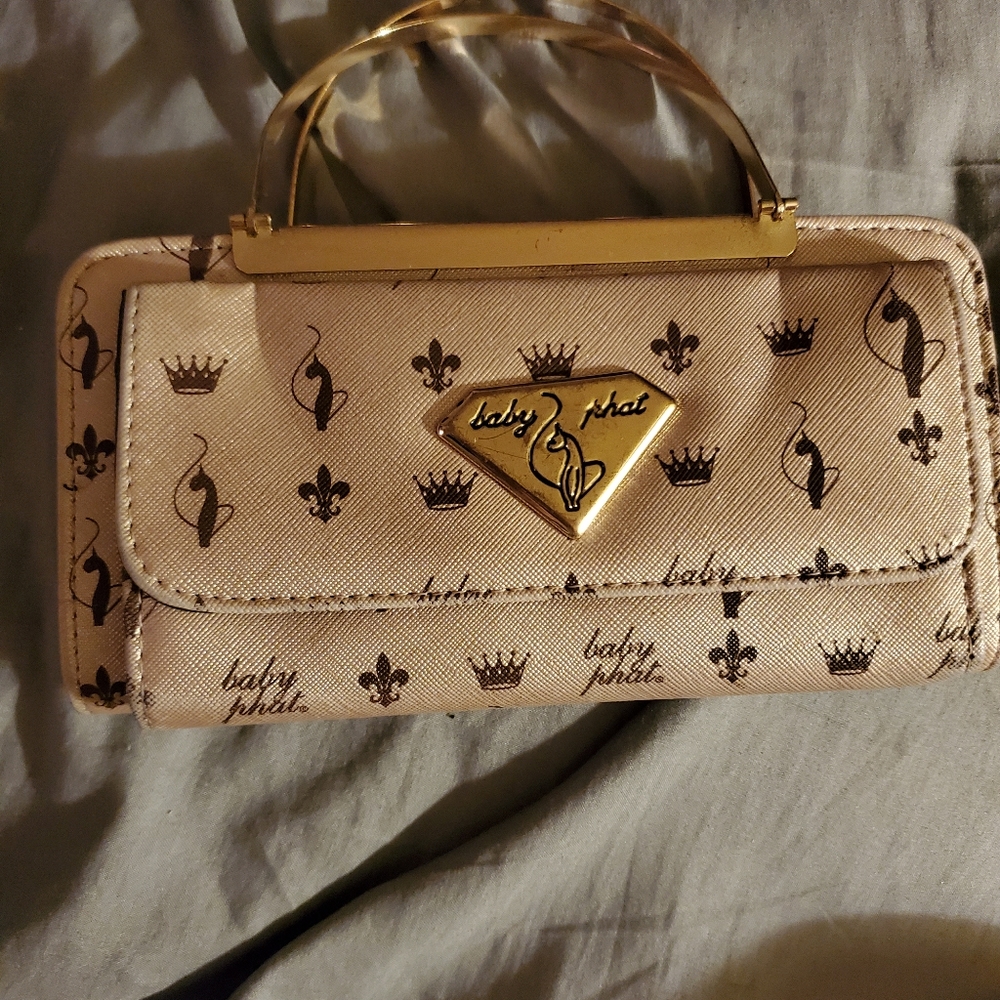 Baby phat clutch wallet purse